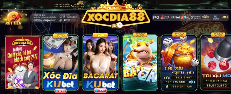 Cá Cược tại XocDia88